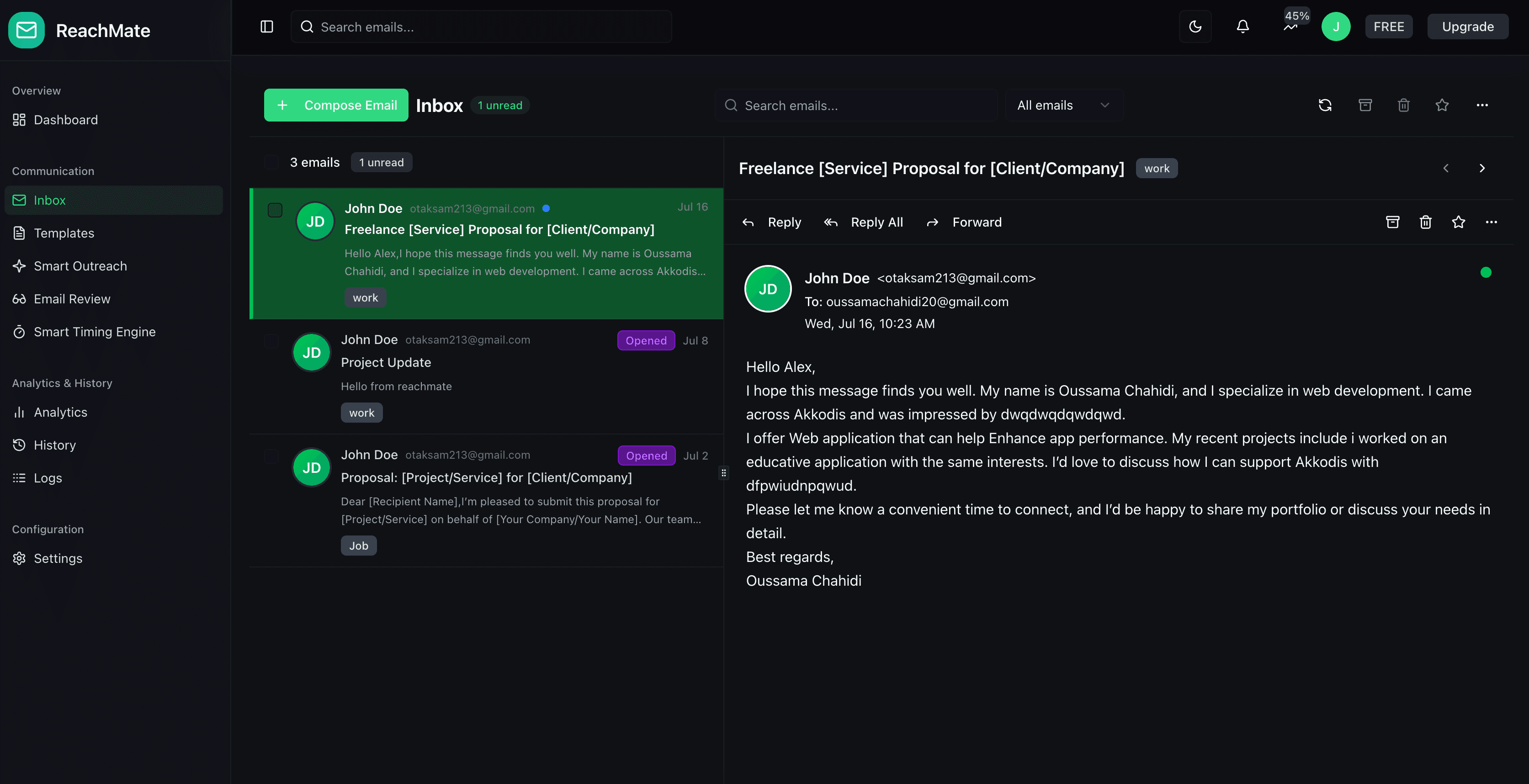 ReachMate screenshot 2